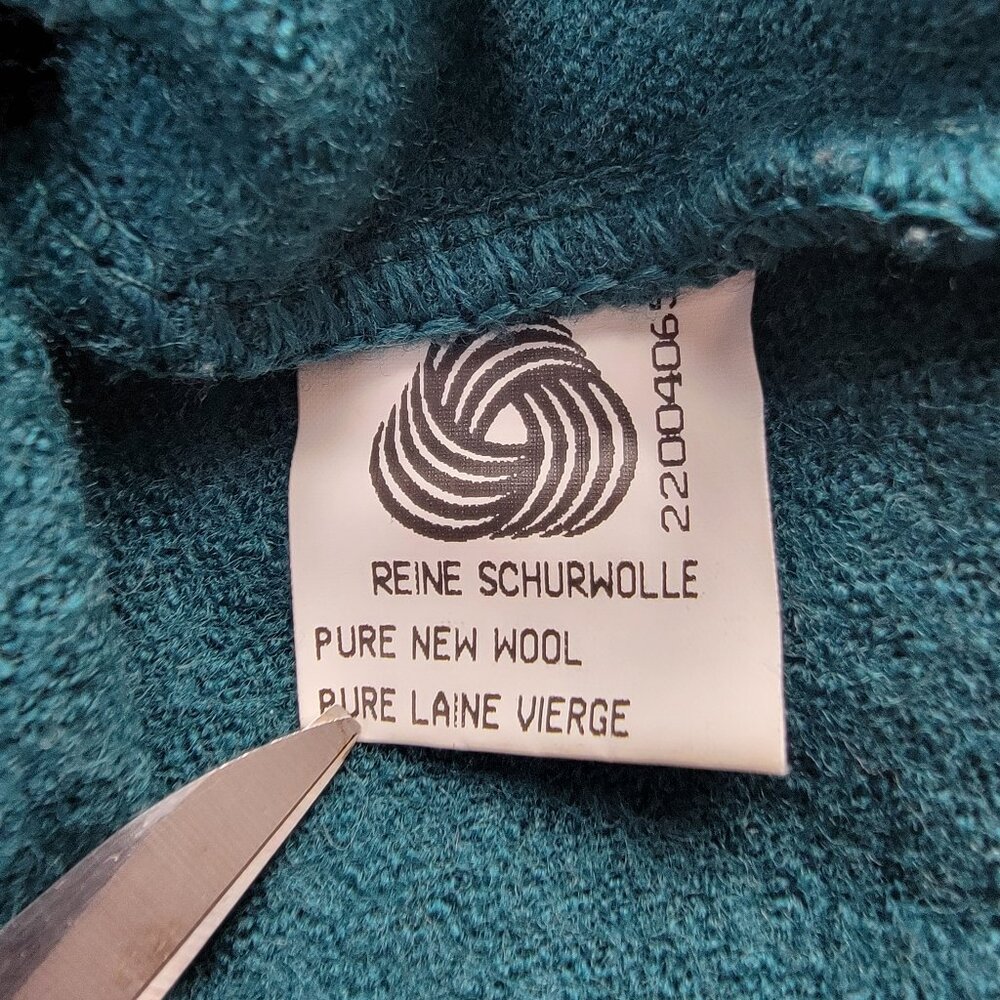 Geiger Collection Teal Wool Button Front Jacket W… - image 5